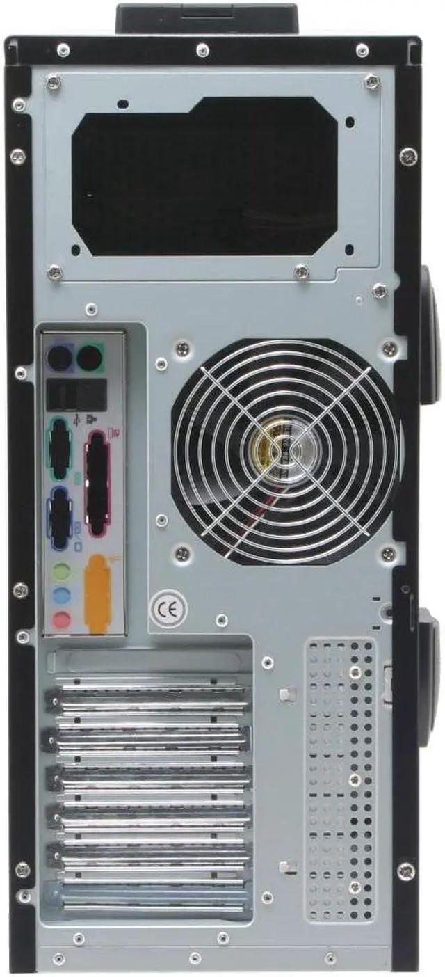 Alt view image 11 of 13 - ARK SR-8100BK Black Pedestal Server Case 4 External 5.25" Drive Bays