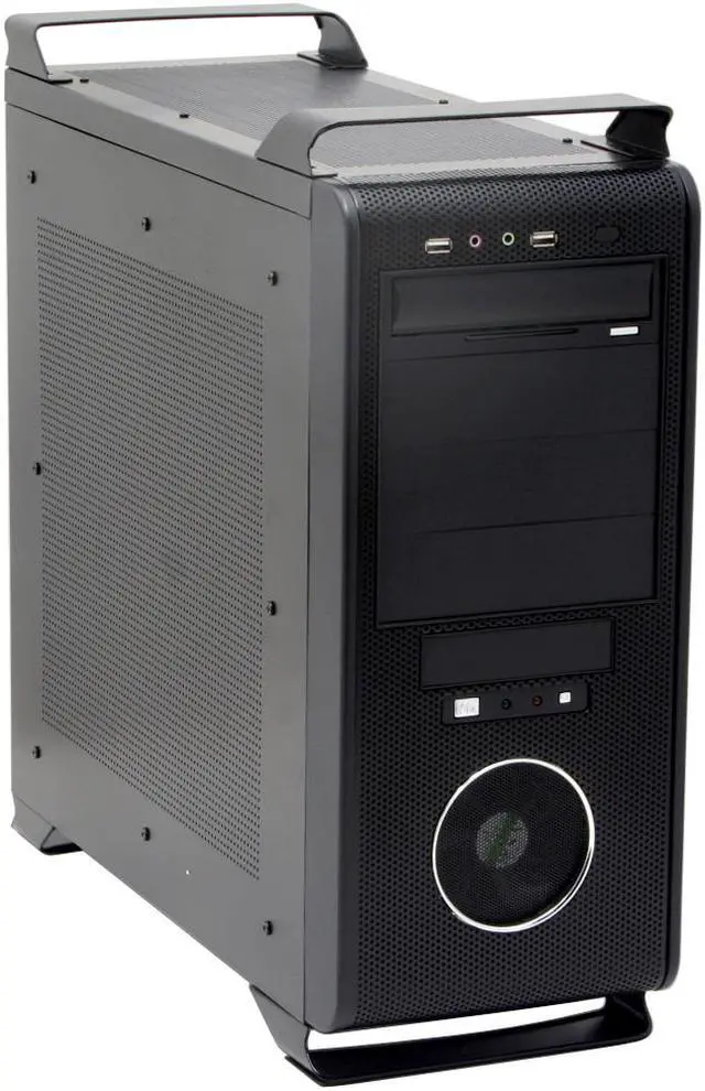 Alt view image 2 of 14 - ARK 6099-CA Black Steel ATX Mid Tower Computer Case 400W Power Supply