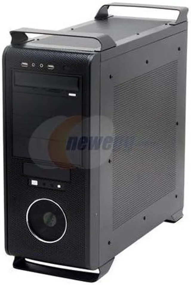 Alt view image 3 of 14 - ARK 6099-CA Black Steel ATX Mid Tower Computer Case 400W Power Supply