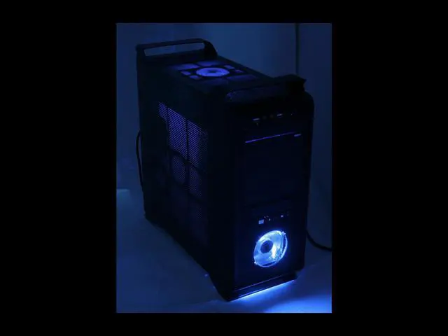 Alt view image 10 of 14 - ARK 6099-CA Black Steel ATX Mid Tower Computer Case 400W Power Supply