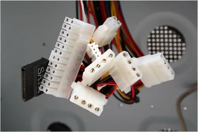 Alt view image 12 of 14 - ARK 6099-CA Black Steel ATX Mid Tower Computer Case 400W Power Supply