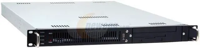 Main image of ARK IPC-1U-600 Black 1U Rackmount Server Case 1 External 5.25" Drive Bays