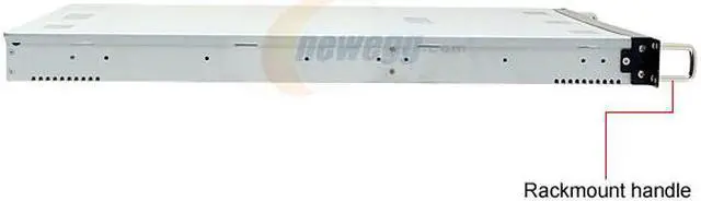 Alt view image 4 of 11 - ARK IPC-1U-600 Black 1U Rackmount Server Case 1 External 5.25" Drive Bays