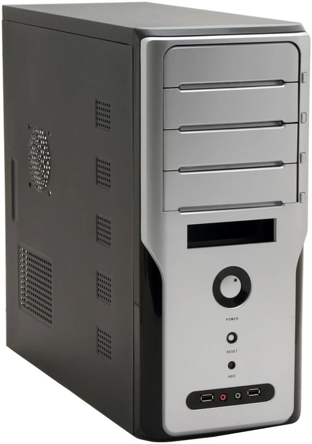ARK M608 Black/ Silver Computer Case - Newegg.com
