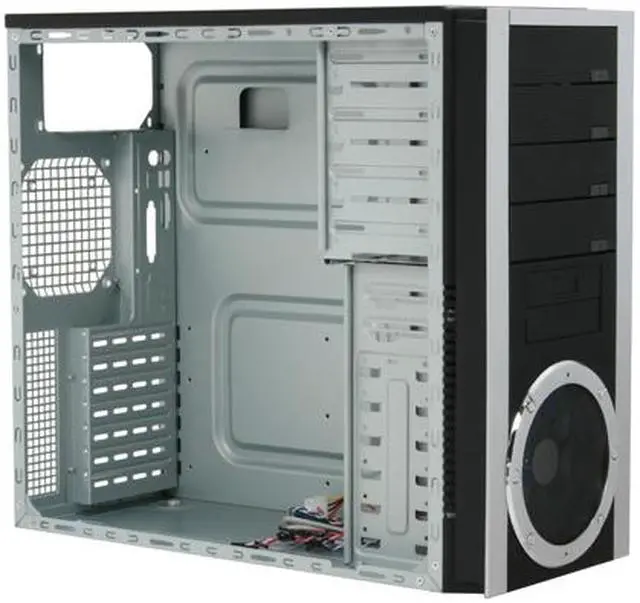 Alt view image 8 of 11 - ARK GL-09A Black Steel ATX Mid Tower Computer Case