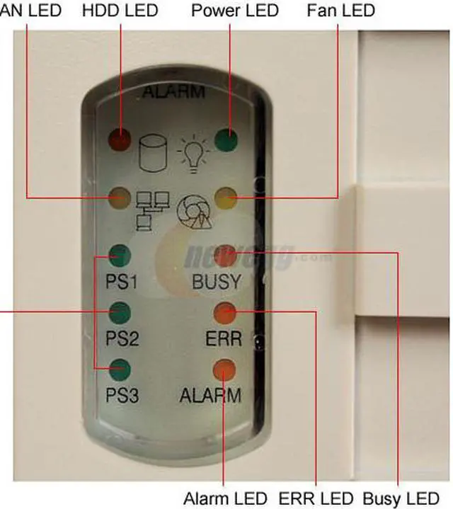 Alt view image 4 of 13 - ARK EN-8950 Beige Pedestal Server Case 9 External 5.25" Drive Bays