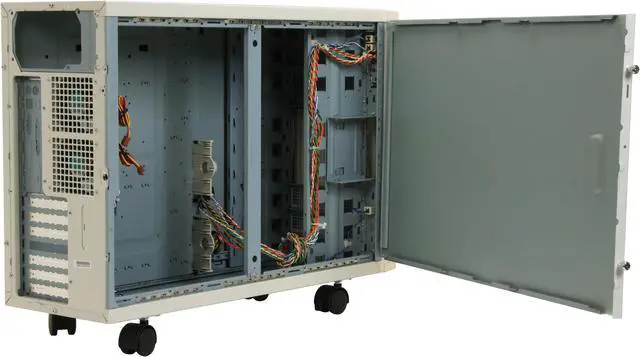 Alt view image 8 of 13 - ARK EN-8950 Beige Pedestal Server Case 9 External 5.25" Drive Bays