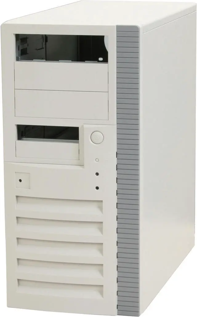 Alt view image 3 of 11 - ARK SR20502 Beige Tower Server Case 3 External 5.25" Drive Bays