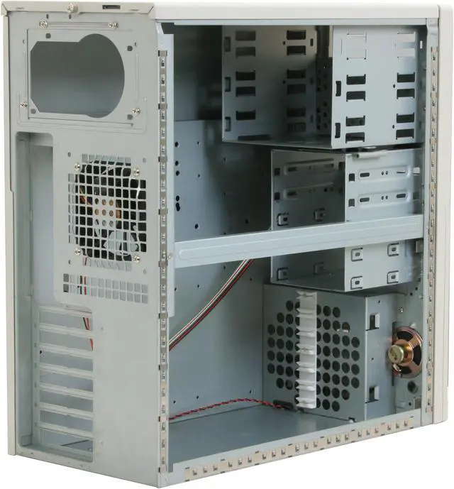 Alt view image 6 of 11 - ARK SR20502 Beige Tower Server Case 3 External 5.25" Drive Bays