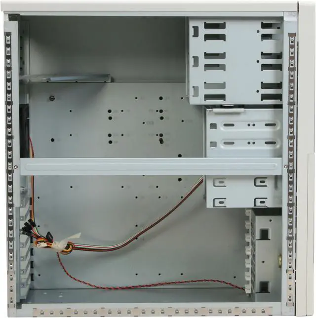 Alt view image 7 of 11 - ARK SR20502 Beige Tower Server Case 3 External 5.25" Drive Bays