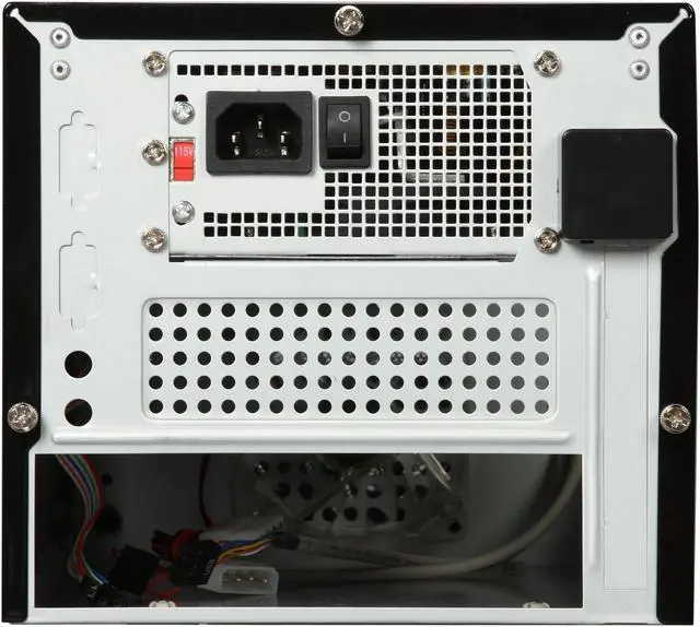 Alt view image 5 of 9 - ARK PI-01 (UV coating) Black Mini-ITX Tower Computer Case 300W Power Supply