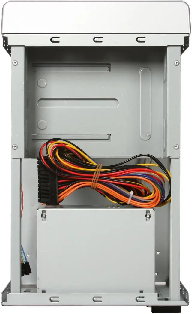 Alt view image 7 of 9 - ARK PI-01 (UV coating) Black Mini-ITX Tower Computer Case 300W Power Supply