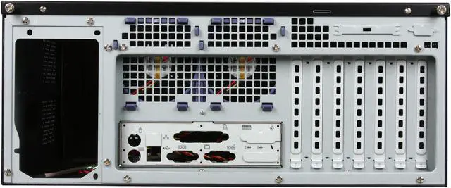 Alt view image 4 of 7 - ARK IPC-4570 Black Steel 4U Rackmount Server Chassis 3 External 5.25" Drive Bays