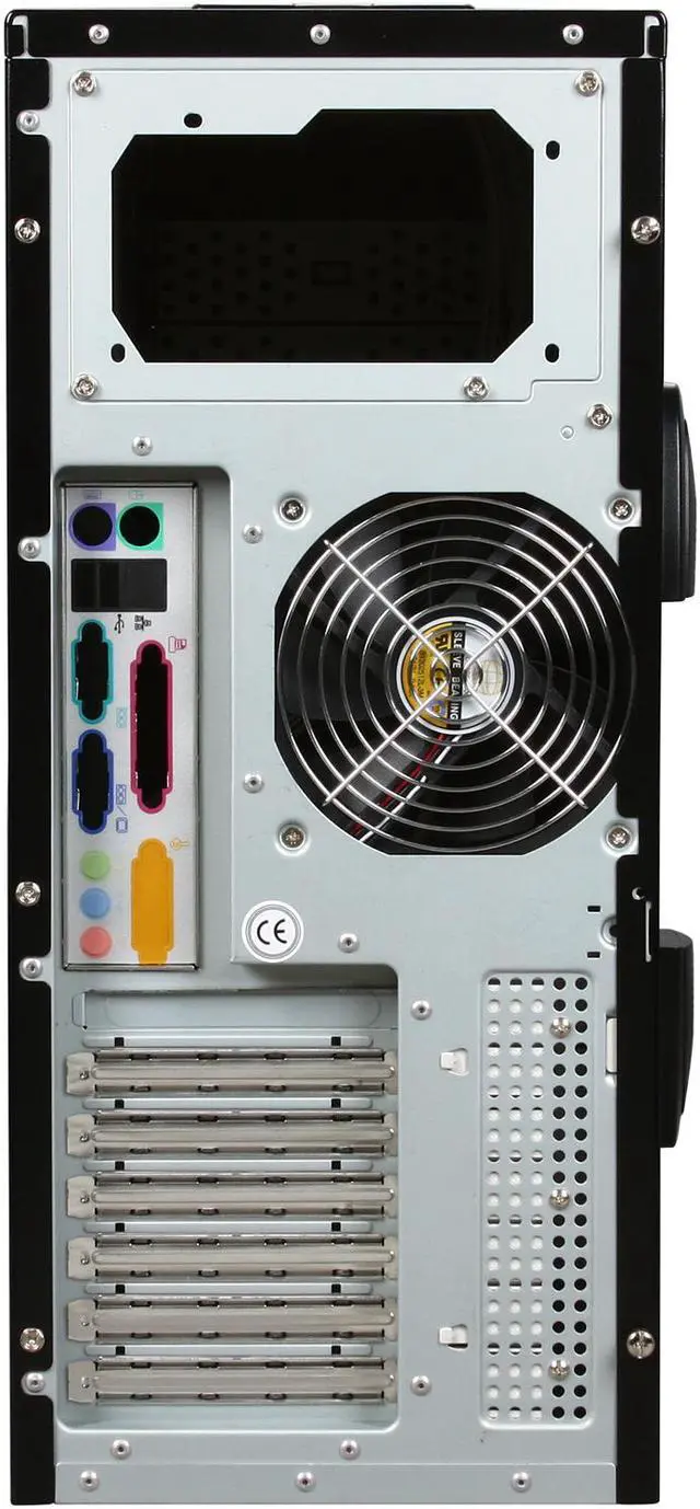 Alt view image 9 of 10 - ARK SR-801BK Pedestal Server Case 4 External 5.25" Drive Bays