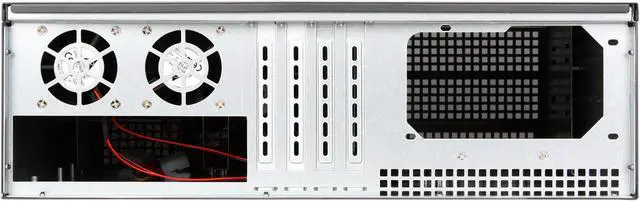 Alt view image 4 of 7 - ARK IPC-3U380 Black 1.2mm SGCC 3U Rackmount Server Chassis 2 External 5.25" Drive Bays