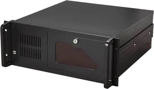 Main image of ARK 4U406 Black 1.0mm thick 4U Rackmount Server Chassis 2 External 5.25" Drive Bays