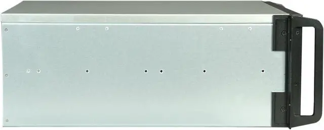 Alt view image 3 of 7 - ARK 4U-500-S Black front panel/ Silver body 1.2mm SECC Zinc-Coated Steel (Chassis) Aluminum Alloy (Handle) 4U Rackmount Server Case 3 External 5.25" Drive Bays