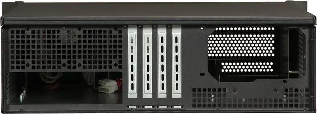 Alt view image 4 of 7 - ARK 3U390A Black 3U Rackmount Server Case w/o Power Supply 2 External 5.25" Drive Bays