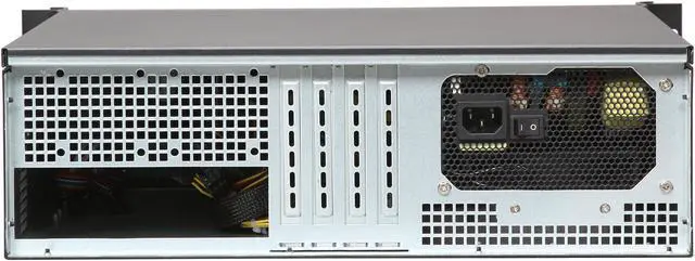 Alt view image 4 of 7 - ARK IPC-3U390APS Black 3U Rackmount Server Case 500W 80PLUS Bronze 2 External 5.25" Drive Bays