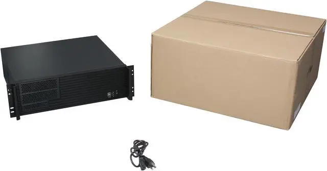 Alt view image 7 of 7 - ARK IPC-3U390APS Black 3U Rackmount Server Case 500W 80PLUS Bronze 2 External 5.25" Drive Bays