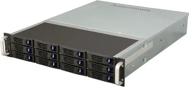 Main image of ARK IPC-2U212 Black 2U Rackmount Server Chassis PS-2 or Mini-redundant PSU