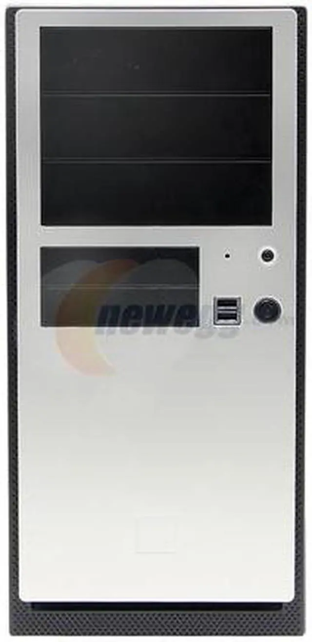 Alt view image 4 of 16 - Antec NSK 4400 Black/ Silver 0.8mm cold-rolled steel ATX Mini Tower Computer Case 380W Power Supply
