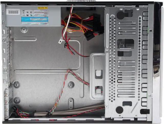 Alt view image 6 of 14 - Antec Minuet 300 Black/Silver Steel / Plastic Micro ATX Slim Case Computer Case 300W ATX12V Power Supply