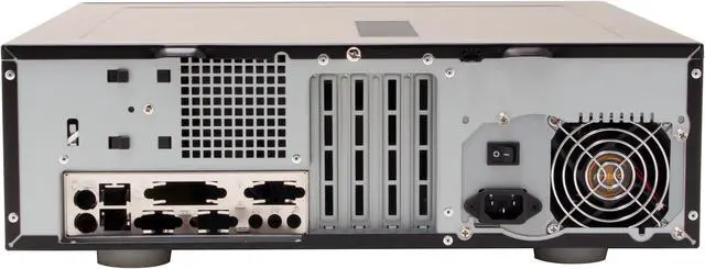 Alt view image 10 of 13 - Antec Solution Series NSK2400 Black/Silver Steel Micro ATX Desktop Computer Case 380W ATX12V v2.0 Power Supply