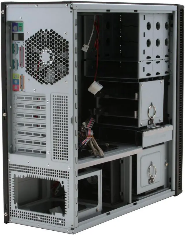 Alt view image 10 of 15 - Antec Performance One P180B Black 0.8mm cold rolled steel for durability through the majority of chassis
1.0mm cold rolled steel around the 4 x HDD area ATX Mid Tower Computer Case