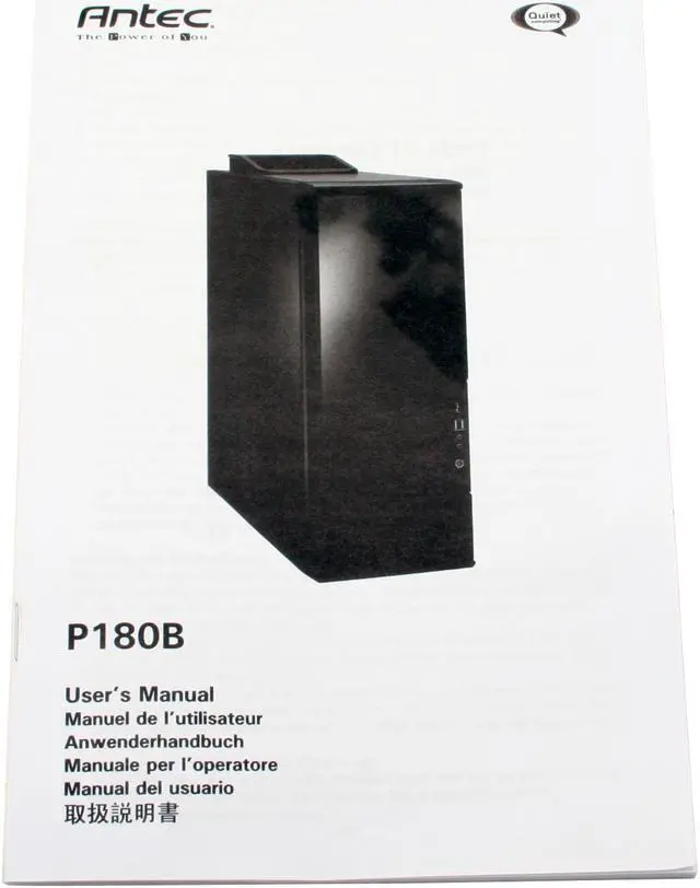 Alt view image 14 of 15 - Antec Performance One P180B Black 0.8mm cold rolled steel for durability through the majority of chassis
1.0mm cold rolled steel around the 4 x HDD area ATX Mid Tower Computer Case