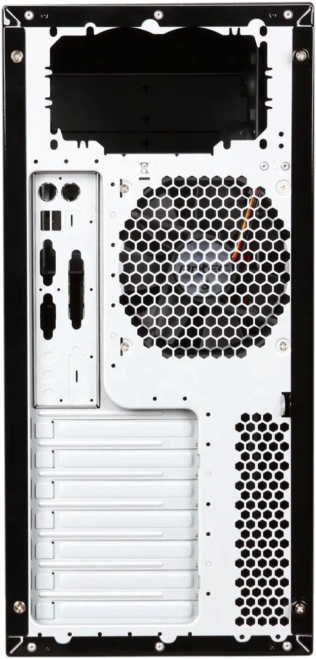 Alt view image 8 of 9 - Antec Solo Black/Silver Steel ATX Mid Tower Computer Case