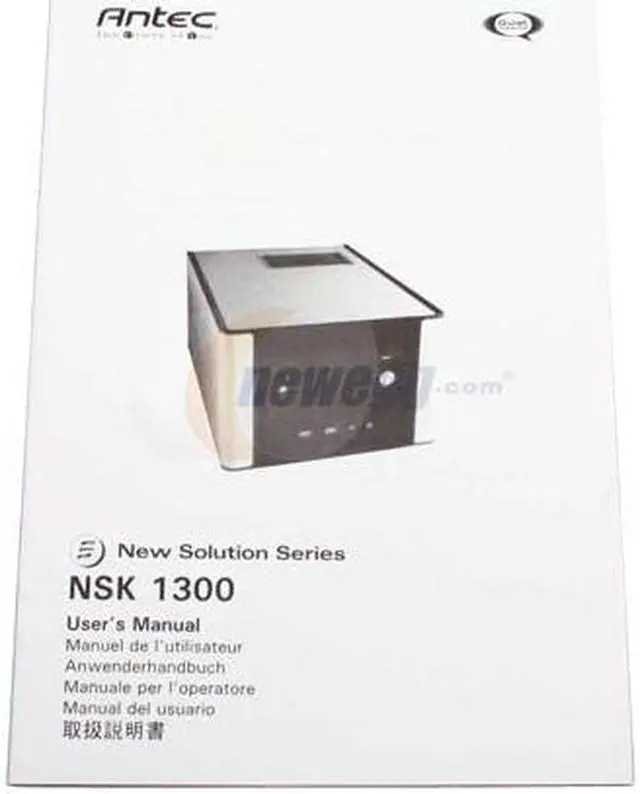 Alt view image 11 of 12 - Antec NSK1300 Black / Silver Aluminum / Plastic Micro ATX Desktop Computer Case 300W Power Supply