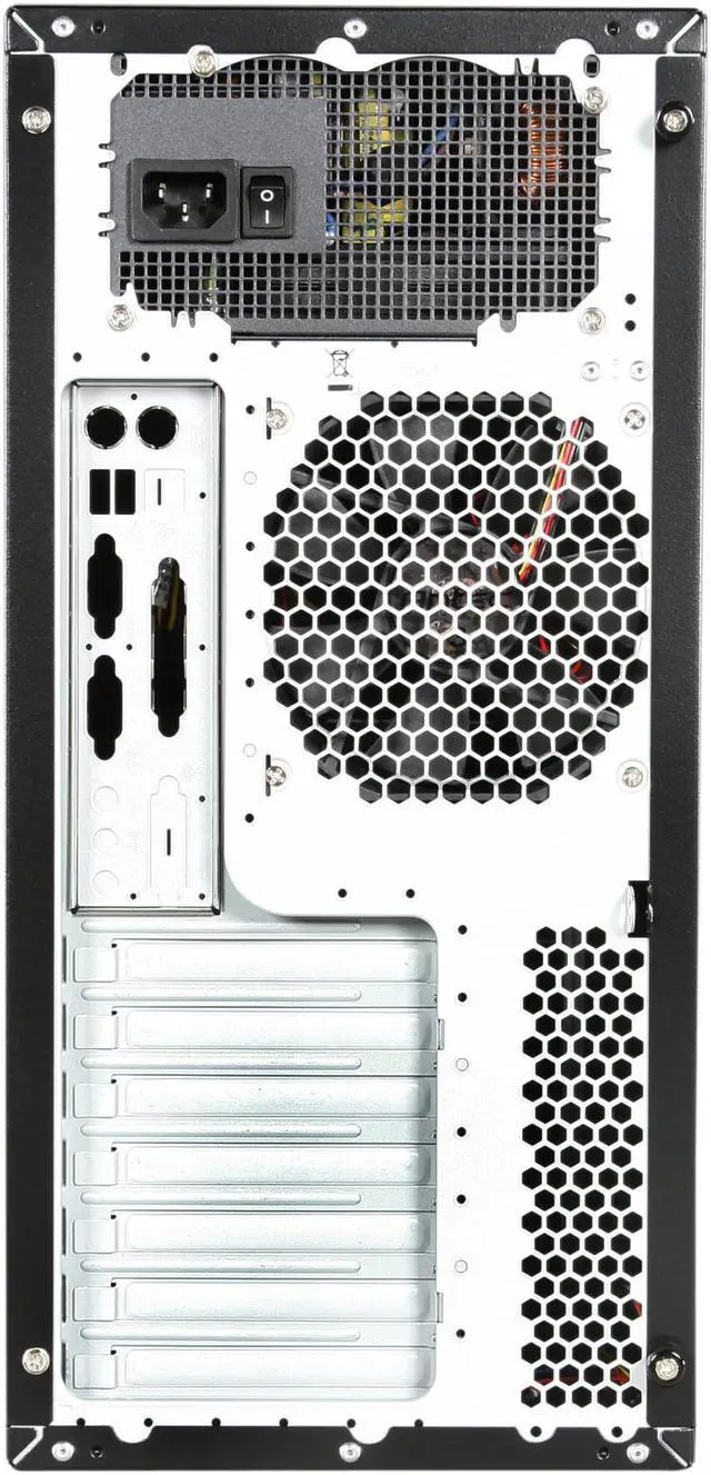 Alt view image 8 of 9 - Antec Atlas 550 Black Server Case w/ 550W Power Supply 4 (with one 5.25" to 3.5" adapter) External 5.25" Drive Bays