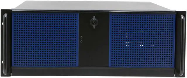 Alt view image 3 of 13 - Antec Take 4 + 450 Black 4U Rackmount Quiet Rackmount Server Case 450W 2 External 5.25" Drive Bays