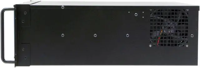 Alt view image 7 of 13 - Antec Take 4 + 450 Black 4U Rackmount Quiet Rackmount Server Case 450W 2 External 5.25" Drive Bays