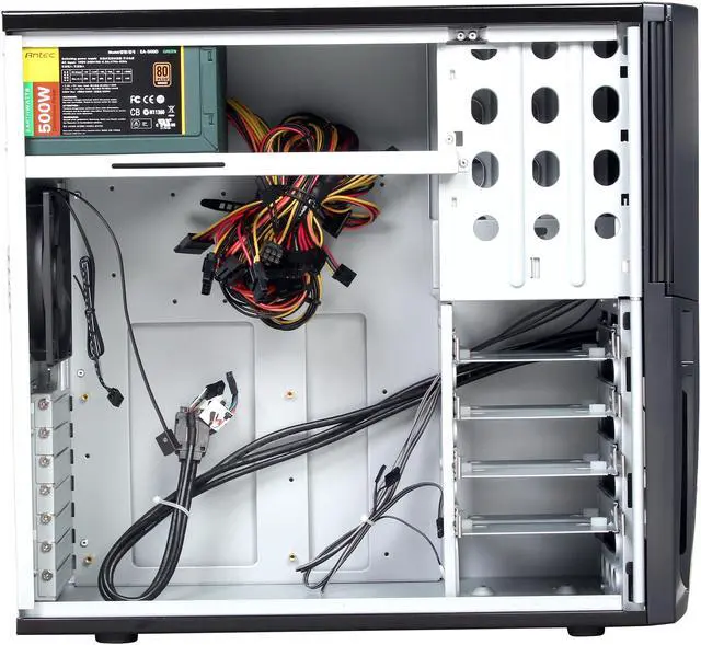 Alt view image 6 of 9 - Antec Sonata III 500 Black 0.8mm cold rolled steel ATX Mid Tower Computer Case 500W Power Supply