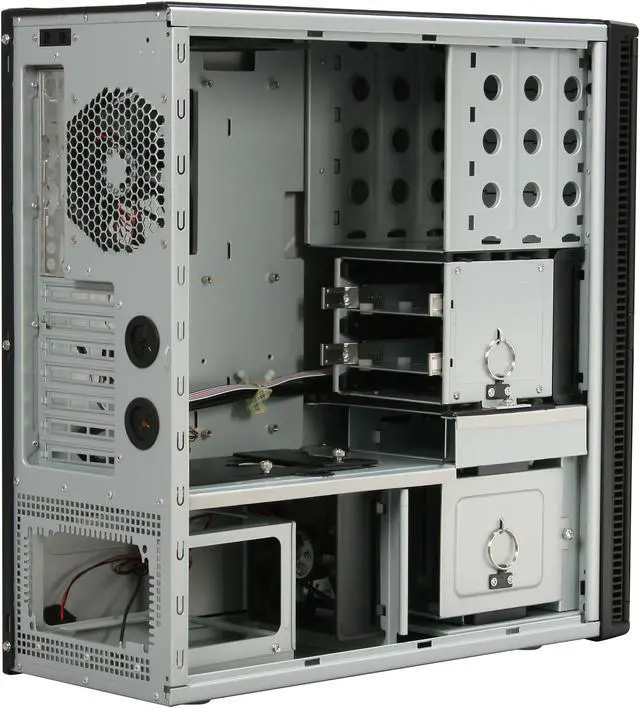 Alt view image 7 of 13 - Antec P182 Gun Metal Black 0.8mm cold rolled steel ATX Mid Tower Computer Case