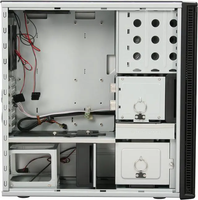 Alt view image 8 of 13 - Antec P182 Gun Metal Black 0.8mm cold rolled steel ATX Mid Tower Computer Case