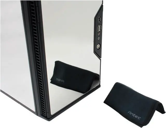 Alt view image 3 of 10 - Antec P182SE Silver Mirror-finished stainless steel ATX Mid Tower Computer Case