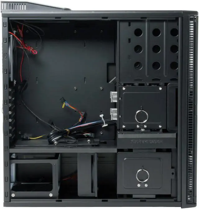Alt view image 7 of 10 - Antec P182SE Silver Mirror-finished stainless steel ATX Mid Tower Computer Case