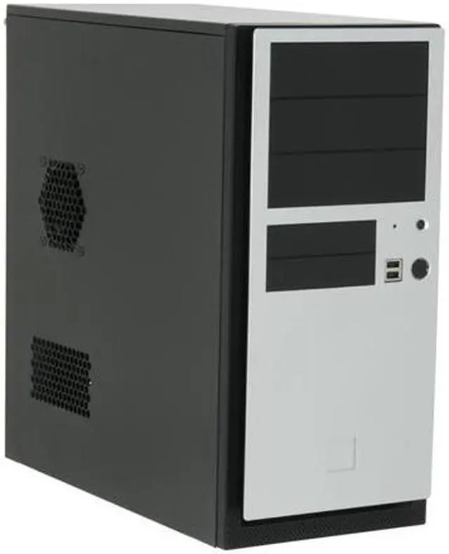 Main image of Antec NSK4480 Black/ Silver 0.8mm cold-rolled steel construction ATX Mid Tower Computer Case 380W Power Supply
