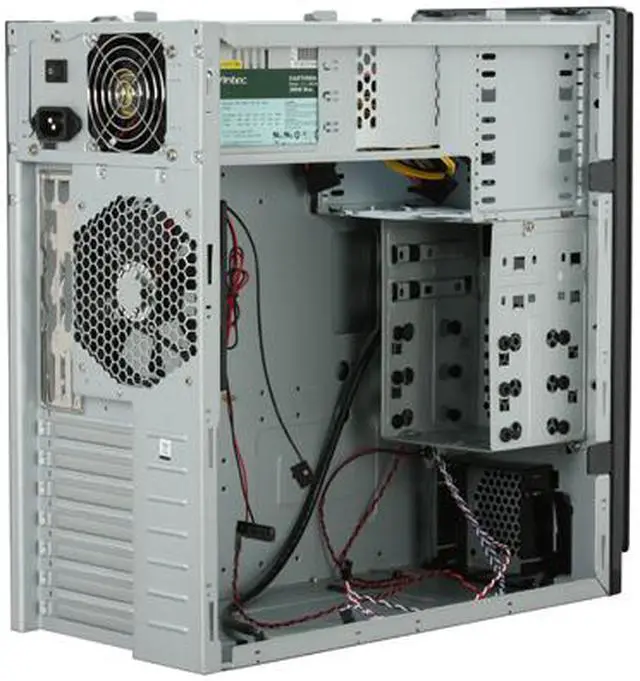 Alt view image 6 of 11 - Antec NSK4480B Black 0.8mm cold-rolled steel construction ATX Mid Tower Computer Case 380W Power Supply