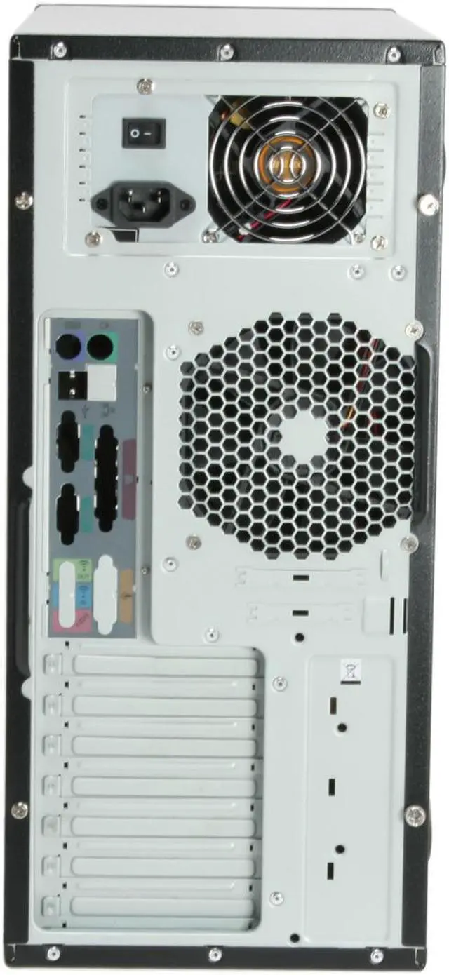 Alt view image 6 of 16 - Antec NSK6580 Black/ Silver 0.8mm cold-rolled steel construction ATX Mid Tower Computer Case 430W Power Supply