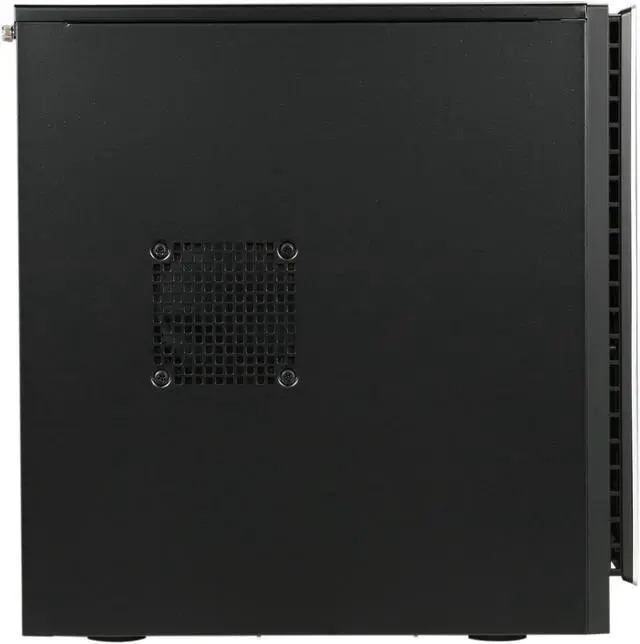 Alt view image 4 of 9 - Antec New Solution NSK3480 Black/ Silver 0.8mm cold-rolled steel construction Micro ATX Mid Tower Computer Case 380W Power Supply