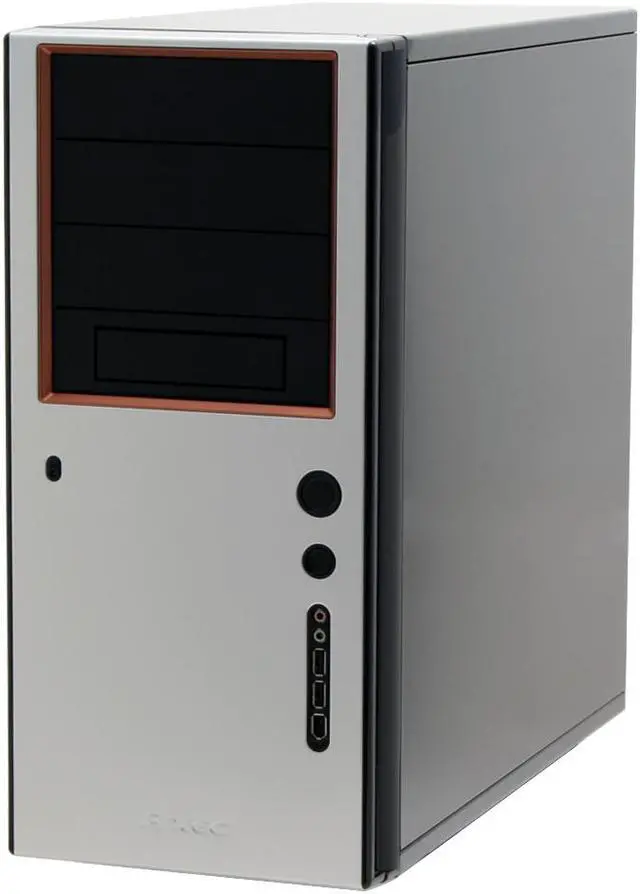 Alt view image 3 of 14 - Antec Sonata Plus 550 Black/ Silver Steel ATX Mid Tower Computer Case 550W Power Supply