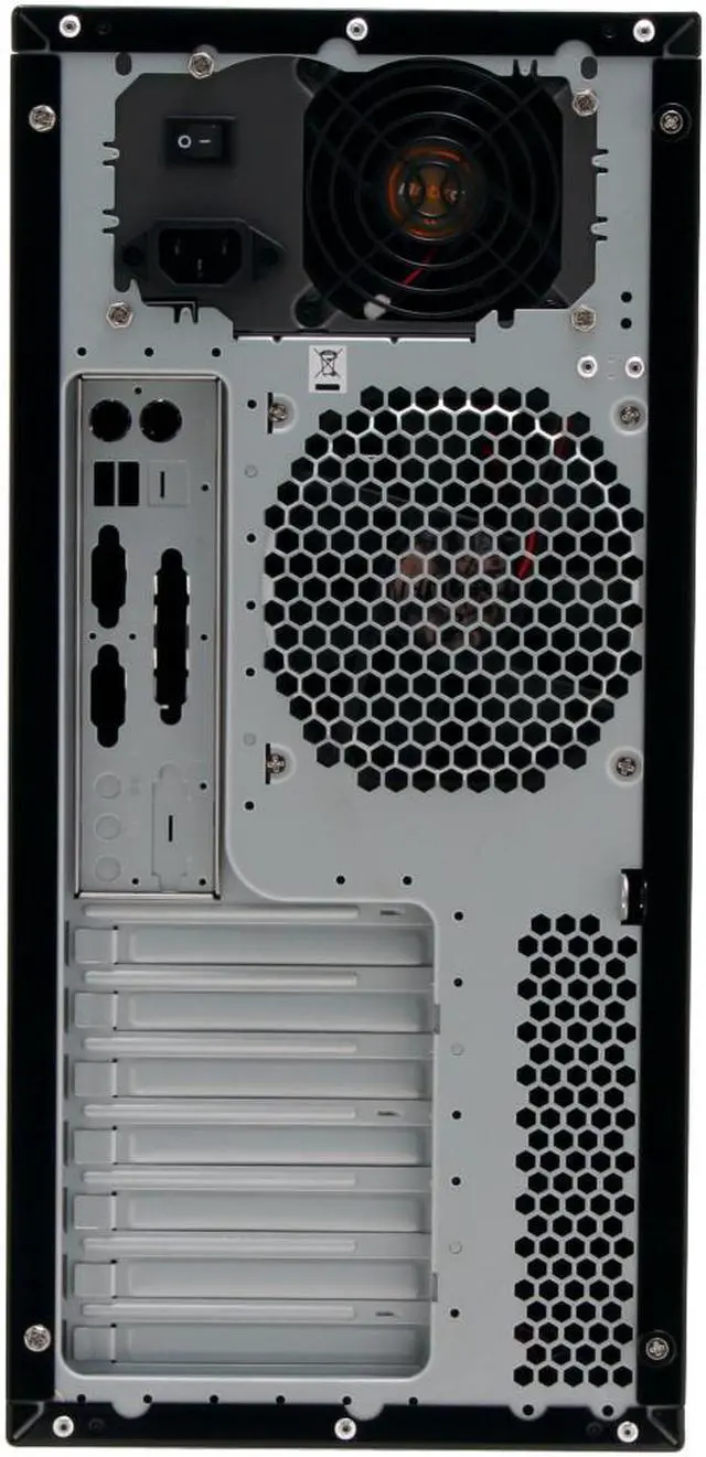 Alt view image 6 of 14 - Antec Sonata Plus 550 Black/ Silver Steel ATX Mid Tower Computer Case 550W Power Supply