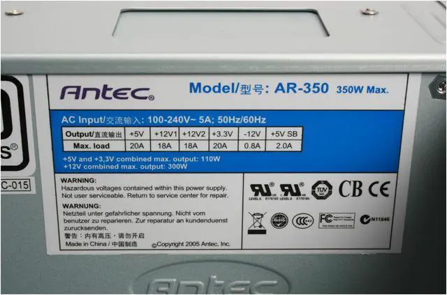 Alt view image 12 of 18 - Antec NSK1380 Black/ Silver Steel MicroATX Cube Computer Case 350W Power Supply