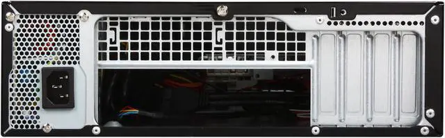 Alt view image 8 of 9 - Antec Minuet350 Piano Black Steel Micro ATX Slim Case Computer Case 350W 80PLUS Certified Power Supply