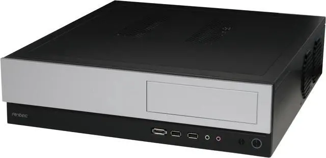 Main image of Antec NSK1480 Black / Silver Steel Micro ATX Desktop Computer Case 350W 80 PLUS Certified Power Supply