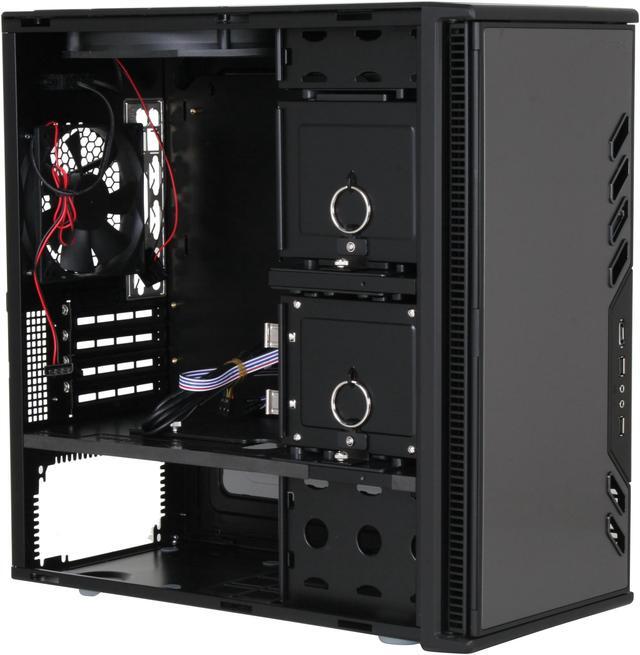Alt view image 9 of 12 - Antec Mini P180 Black Steel Micro ATX Mini Tower Computer Case